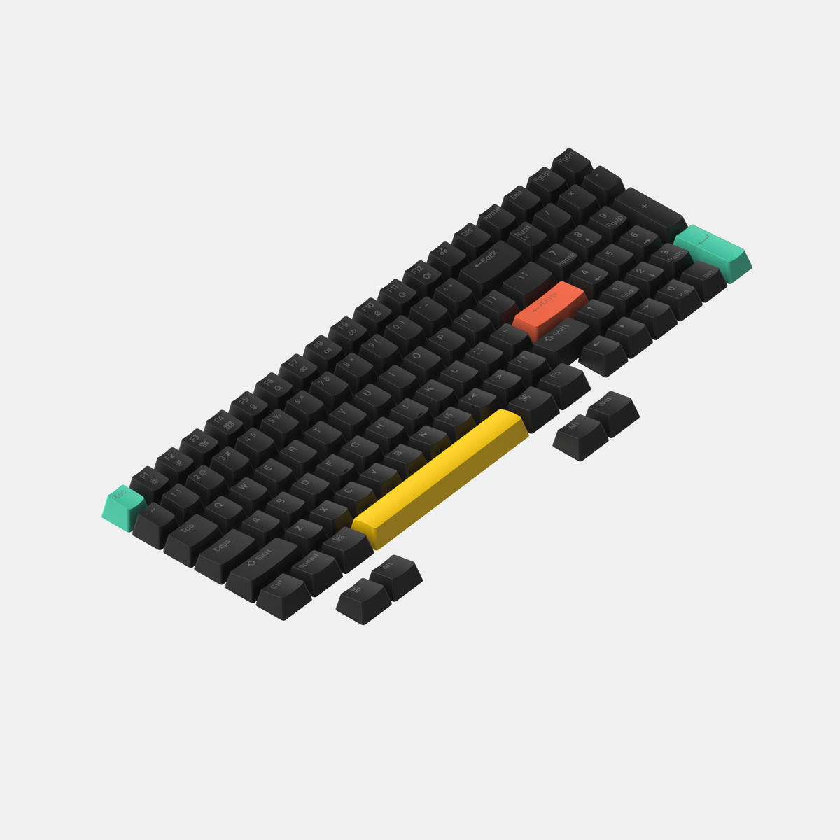 Add Extra Keycaps Set for high profile