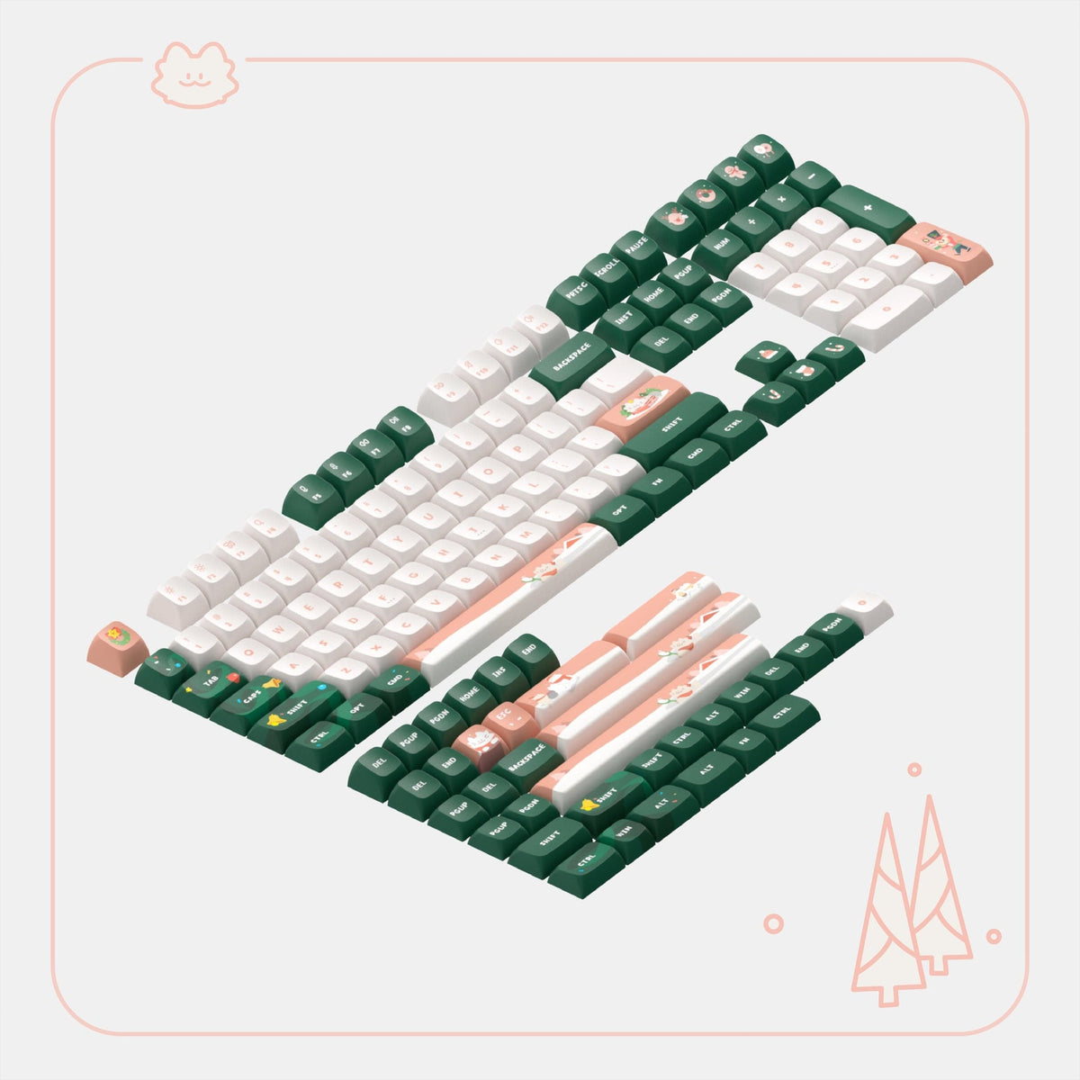 Extra Keycaps for Halo75