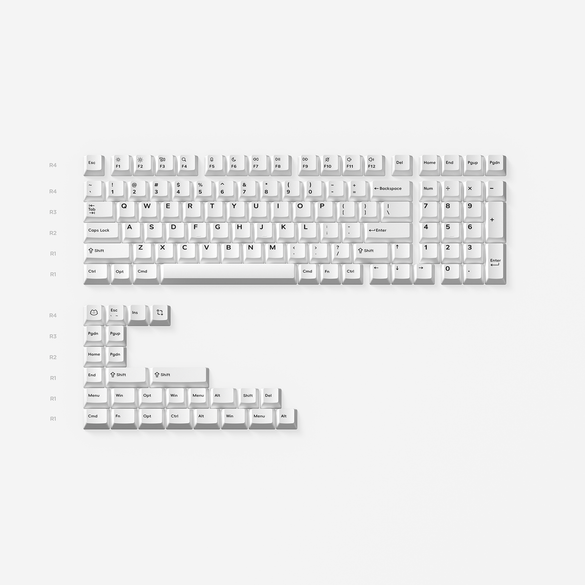 Extra Keycaps for node series low profile