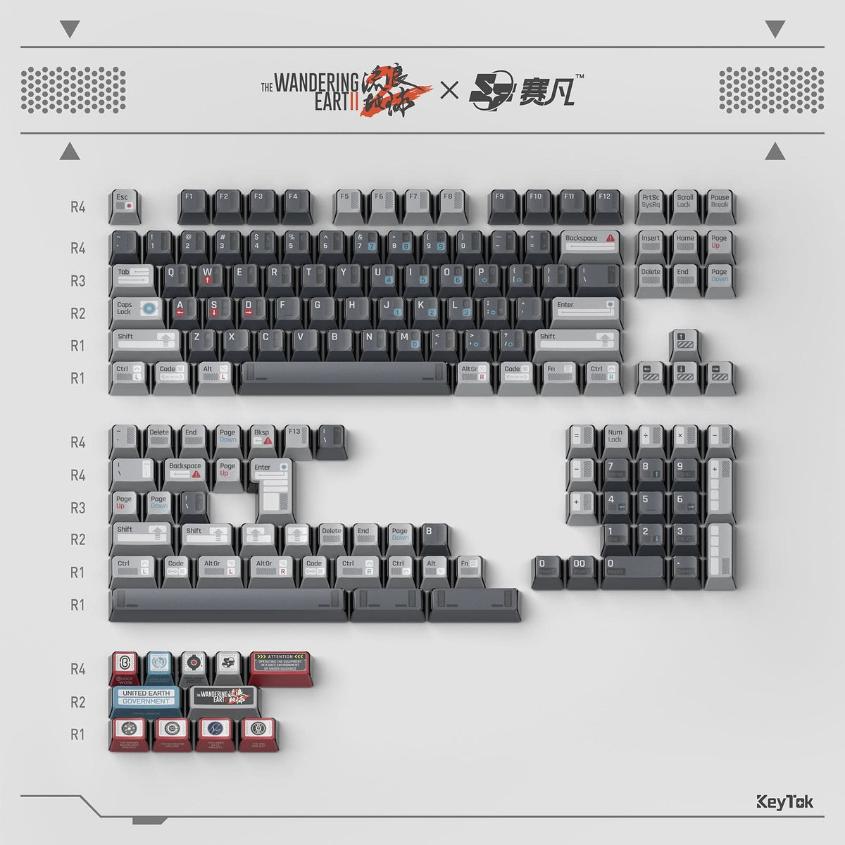 Add Extra Keycaps Set for Halo65 V2