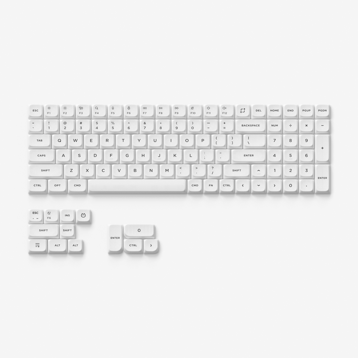 Extra Keycaps for low profile