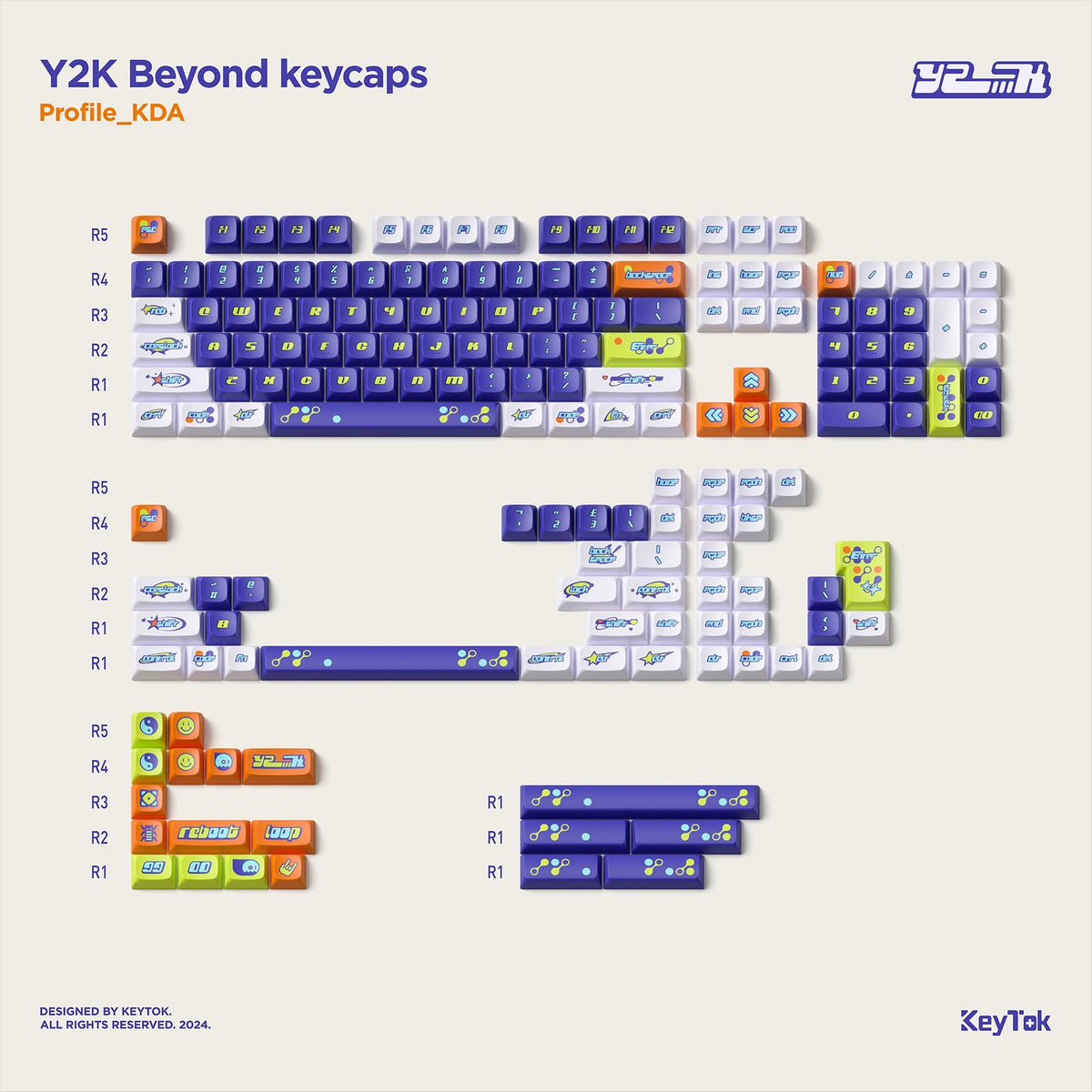 add extra keycaps for WH80