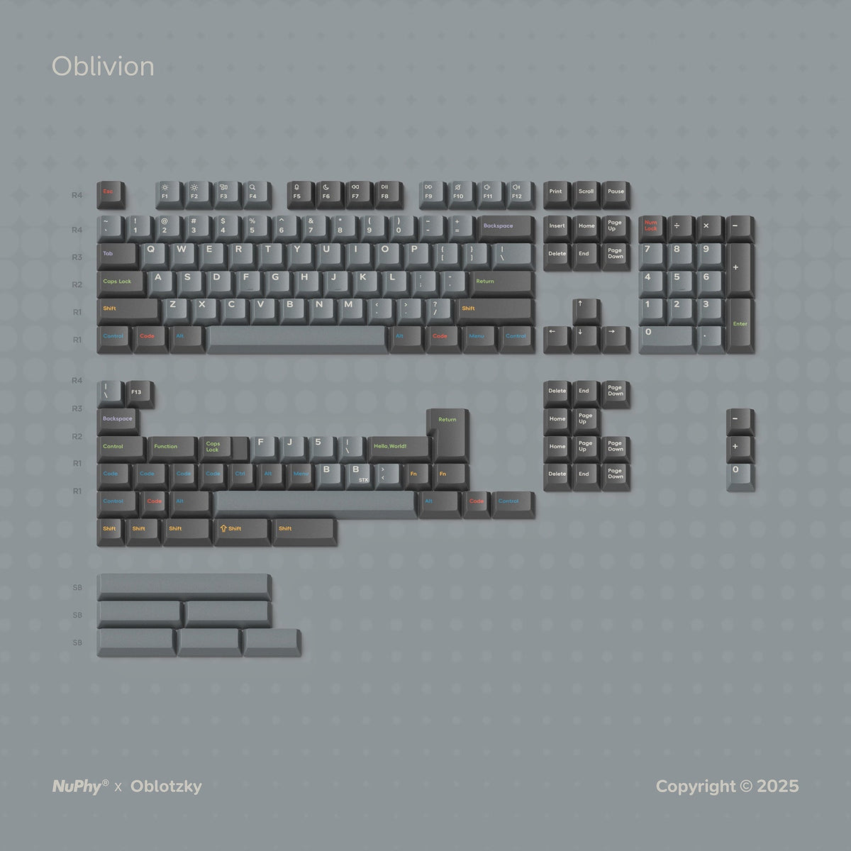 Extra Keycaps for low profile