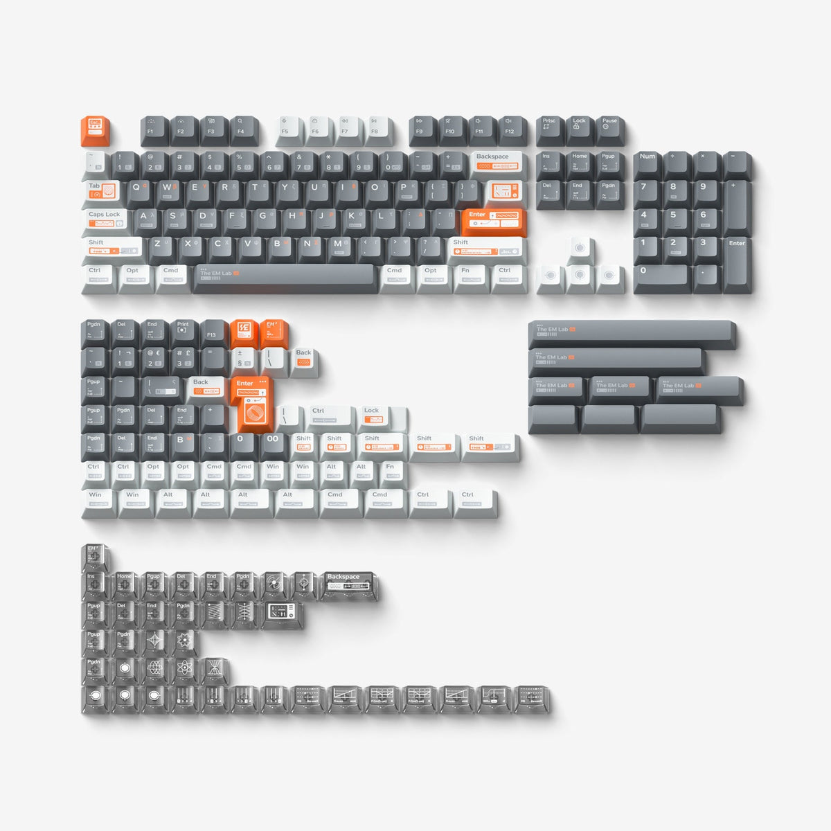 Add Extra Keycaps Set for high profile