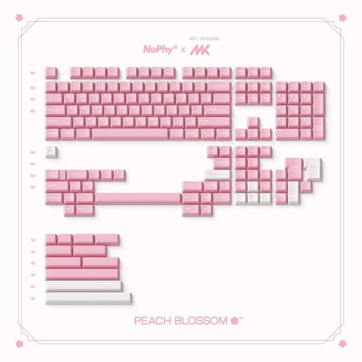 Extra Keycaps for node series low profile